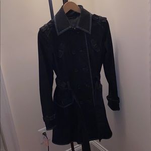 Armani exchange long jean material jacket